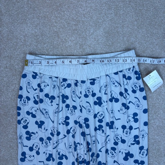 Disney Mickey Mouse Sleepwear Pajama Pants Lounge Bottoms LT GREY Small - Picture 5 of 5